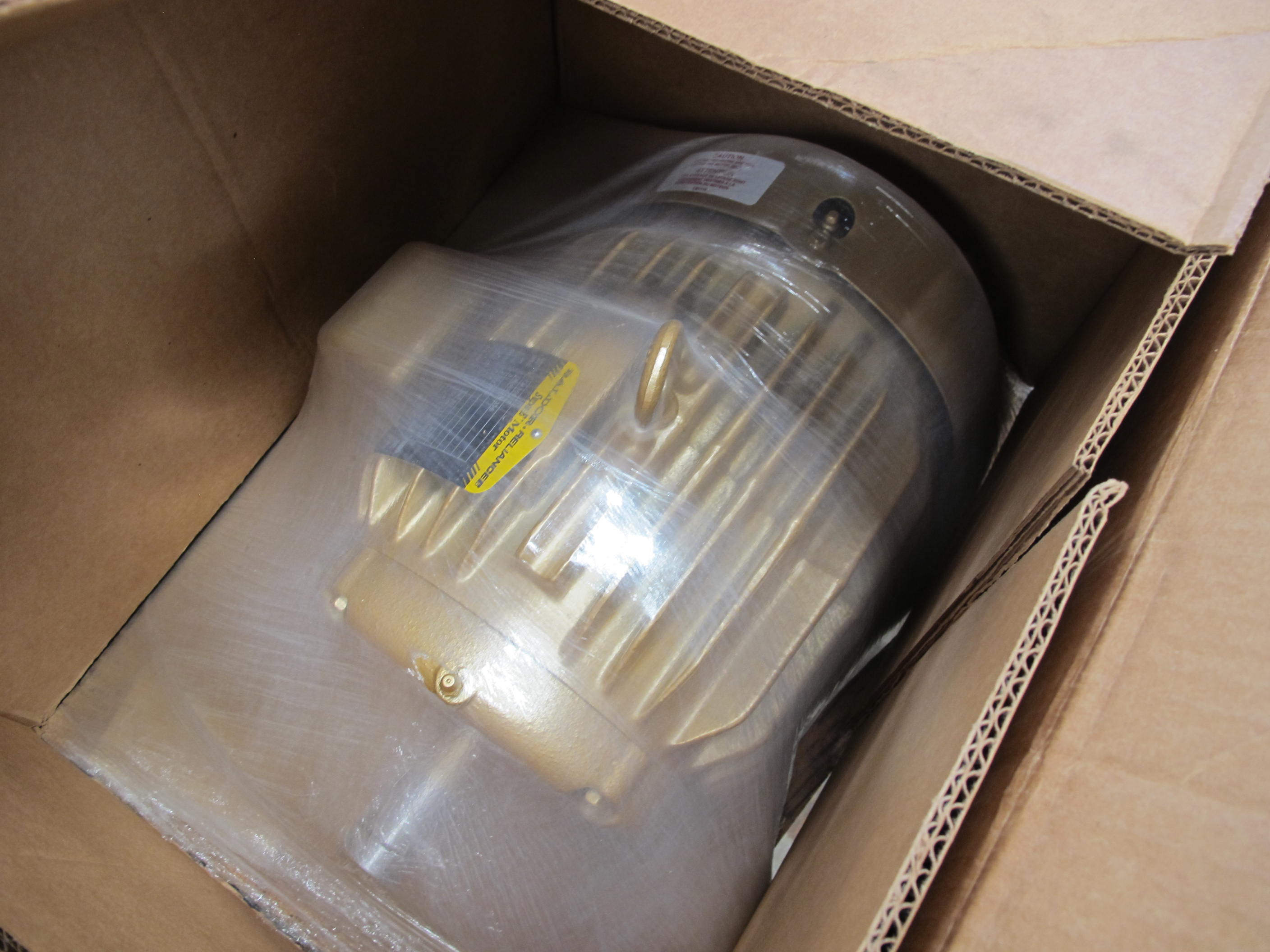 MOTOR, ELECTRIC TYPE, 3 HORSEPOWER, 230/460V, 3 PHASE, 60HZ ELEC RATING, 1755 RPM, 182T FRAME, 7.6/3.8 AMPS, TEFC ENCLOSURE, CONT DUTY, 1.15 SERVICE FACTOR. INSULATION CLASS F, PART # EM3661T (W-44) LOADING & HANDLING FEE $15-